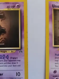 Pokemon Unown Mixed Card Lot 8 Different Sets - Image 3