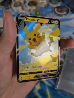 Pikachu V SWSH143 SWSH: Sword & Shield Promo Cards Holo LP - Image 2