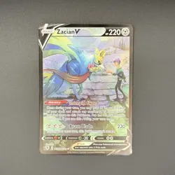 Zacian V TG21/TG30 Swsh10: Astral Radiance Trainer Gallery Holo Full Art Card - Image 1