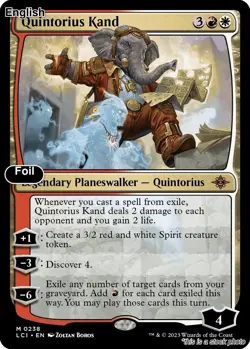 Quintorius Kand EN [LCI - 238] - NM [Foil] TCG MTG - Image 1