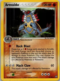 Armaldo 3/108 Holo Rare Power Keepers Pokemon NM - Image 1