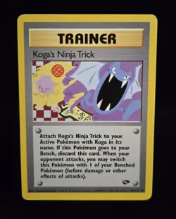 Pokemon TCG - KOGA'S NINJA TRICK - 115/132 - UNLIMITED - GYM CHALLENGE 2000 - LP - Image 1