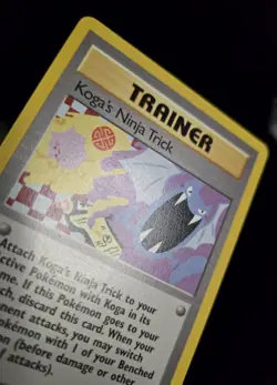 Pokemon TCG - KOGA'S NINJA TRICK - 115/132 - UNLIMITED - GYM CHALLENGE 2000 - LP - Image 2