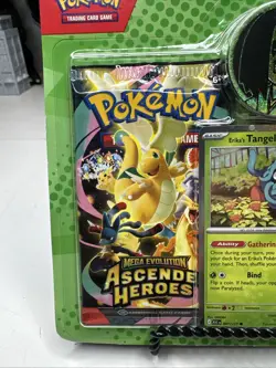 Pokemon TCG Mega Evolution Ascended Heroes 2 Pack Blister Sealed Erika Tangela - Image 3