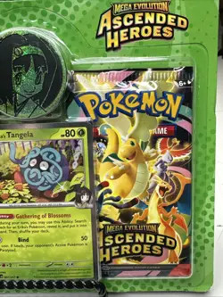 Pokemon TCG Mega Evolution Ascended Heroes 2 Pack Blister Sealed Erika Tangela - Image 4