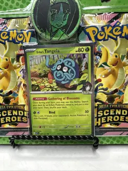 Pokemon TCG Mega Evolution Ascended Heroes 2 Pack Blister Sealed Erika Tangela - Image 5