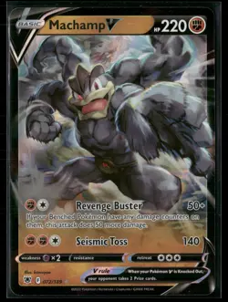 Pokemon - Machamp V 072/189 Ultra Rare Astral Radiance NM - Image 1