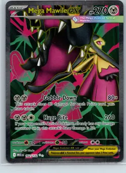 Mega Mawile ex 162/132 Ultra Rare Mega Evolution Pokemon Near Mint - Image 1
