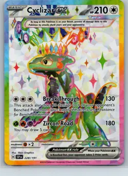 Cyclizar ex 228/191 Ultra Rare Surging Sparks Pokemon Near Mint - Image 1