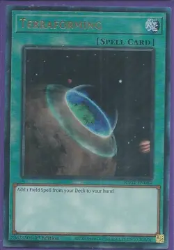 Yugioh Terraforming Ultimate Rare RA04 - Image 1