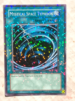 yugioh Mystical Space Typhoon DT01-EN093 Normal Parallel NEAR MINT - Image 1