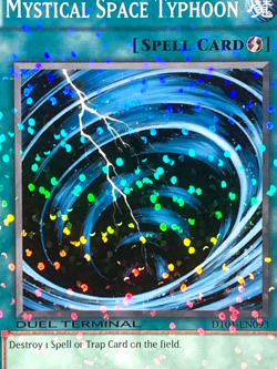 yugioh Mystical Space Typhoon DT01-EN093 Normal Parallel NEAR MINT - Image 2