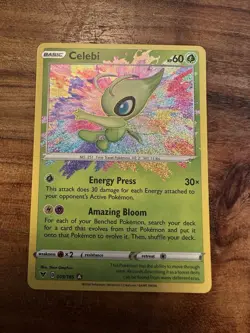 Celebi 009/185 Vivid Voltage Amazing Rare Holo Pokemon Card 2020 - Image 1