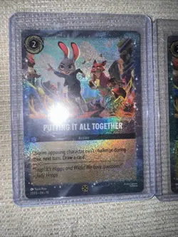 Putting It All Together 27 Disney Lorcana Promo Cards Holo x2 - Image 2