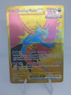 Roaring Moon EX 262/18 Paradox Rift PAR Gold Hyper Rare Pokemon card NM - Image 2