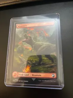 Full set - Jurassic Full Art Basics Plains/Swamp/Mountain/Island/Forest MTG - Image 5