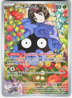 Pokemon Erika's Tangela 218/217 Illustration Rare Ascended Heroes Pokemon NM - Image 1