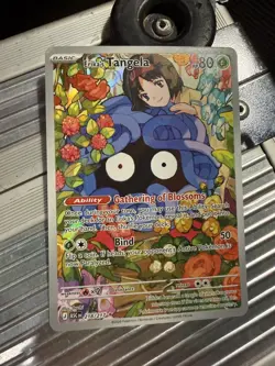 Erika's Tangela 218/217 Illustration Rare ME: Ascended Heroes Pokemon Holo 🤟 - Image 1