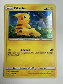 Pokemon TCG - Pikachu Cosmo Holo Costco Canada 28/73 - Shining Legends - Image 1