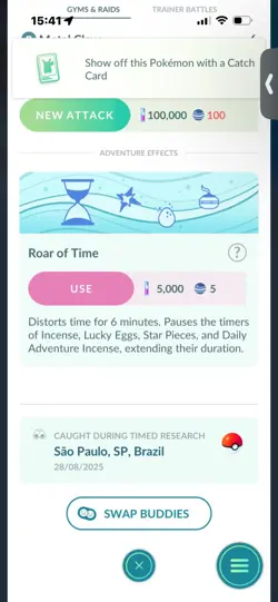 Pokemon Go (Stage 50)Shiny legendary Diagla(roar)&Palkia(Rend) ( 42 Legendarys ) - Image 5