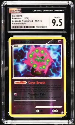 *POP 6* CGC 9.5 Spiritomb Reverse Holo Legends Awakened 16/146 Pokemon 2008 - Image 1