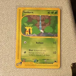 Nintendo Sunkern EX Sandstorm Common 65/100 40 HP English 2003 - Image 1