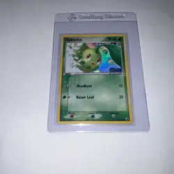 Pokemon TCG Chikorita EX Unseen Forces 51/115 Reverse Holo Common - Image 1
