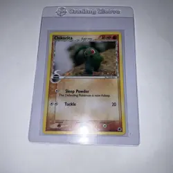 Pokemon Ex Dragon Frontiers - Chikorita - 44/101 - HOLO STAMPED - COMMON - NM - Image 1
