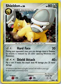 Shieldon DP08 Holo Promo Diamond and Pearl Promos Pokemon NM - Image 1