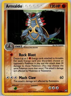 Armaldo 3/108 Holo Rare Power Keepers Pokemon NM - Image 1