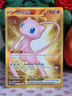 Pokemon TCG Scarlet & Violet 151 Mew Ex 205/165 Gold Hyper Rare Near Mint / Mint - Image 1
