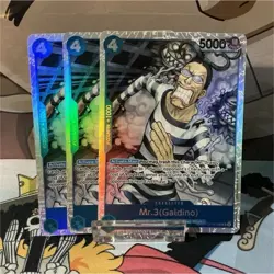 Mr. 3 (Galdino) OP16- lot of 3 EN Bandai One Piece Card Game - Image 1