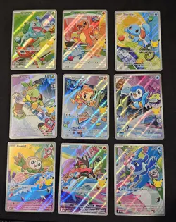 First Partner Illustration Collection Series 1 – Full Set of 9 Promo Cards ✨ - Image 1