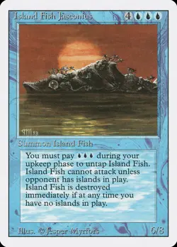 Island Fish Jasconius [Revised Edition] Magic MTG - Image 1