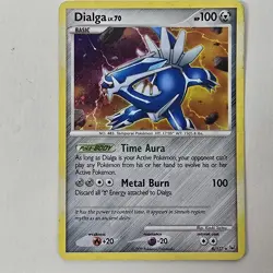 Dialga 6/127 Holo Platinum Pokemon Card Trading TCG - Image 1