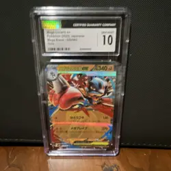 Pokemon Mega Lucario ex 029/063 Mega Brave Holo Japanese CGC 10 TCG Card - Image 1