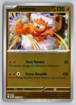 LANDORUS 041/088 RARE PERFECT ORDER POKEMON REVERSE HOLO NM - Image 1
