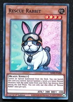 Rescue Rabbit - RA02-EN008 - Super Rare - 1st Edition Yugioh - Image 1