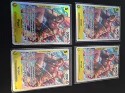 4x One Piece OP15-114 SR - Wyper - EN - Foil - Play Set - TCG - NM/M - Image 1