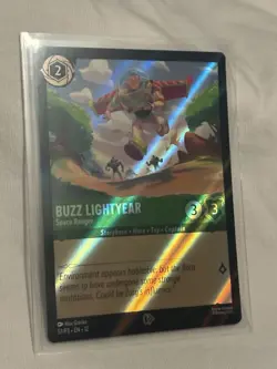 Disney Lorcana TCG Buzz Lightyear AMC Promo Toy Story 5 Holo Foil Rare 57/P3 - Image 1