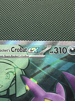 Pokemon TCG Team Rocket's Crobat ex 217/182 Destined Rivals Full Art LP - Image 2