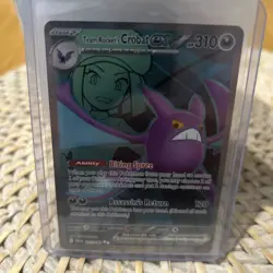Team Rocket's Crobat ex - 217/182 - Destined Rivals - Full Art - Pokemon TCG - Image 2
