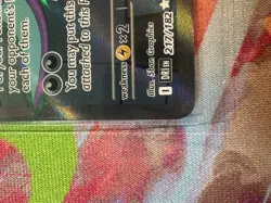Team Rocket's Crobat ex 217/182 NM Ultra Rare Destined Rivals Pokemon Card TCG - Image 5