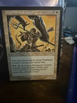 MTG Magic the Gathering Onslaught Pearlspear Courier - Image 1