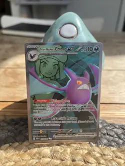 Pokemon TCG Team Rocket's Crobat EX 217/182 Full Art Sv: Destined Rivals - Image 1