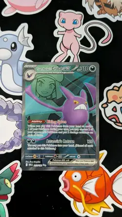Pokemon TCG Team Rocket's Crobat EX Full Art 217/182 Destined Rivals - Image 1