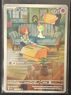 Pokemon TCG / Ralts Scarlet & Violet Base Set 211/198 Holo Illustration Rare - Image 1