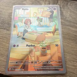 Pokemon TCG Ralts Scarlet & Violet Base Set 211/198 Holo Illustration Rare - Image 1