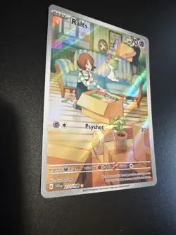 Pokemon TCG Ralts Scarlet & Violet Base Set 211/198 Holo Illustration Rare - Image 3
