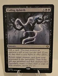 Coiling Rebirth MTG Bloomburrow Regular - Image 1